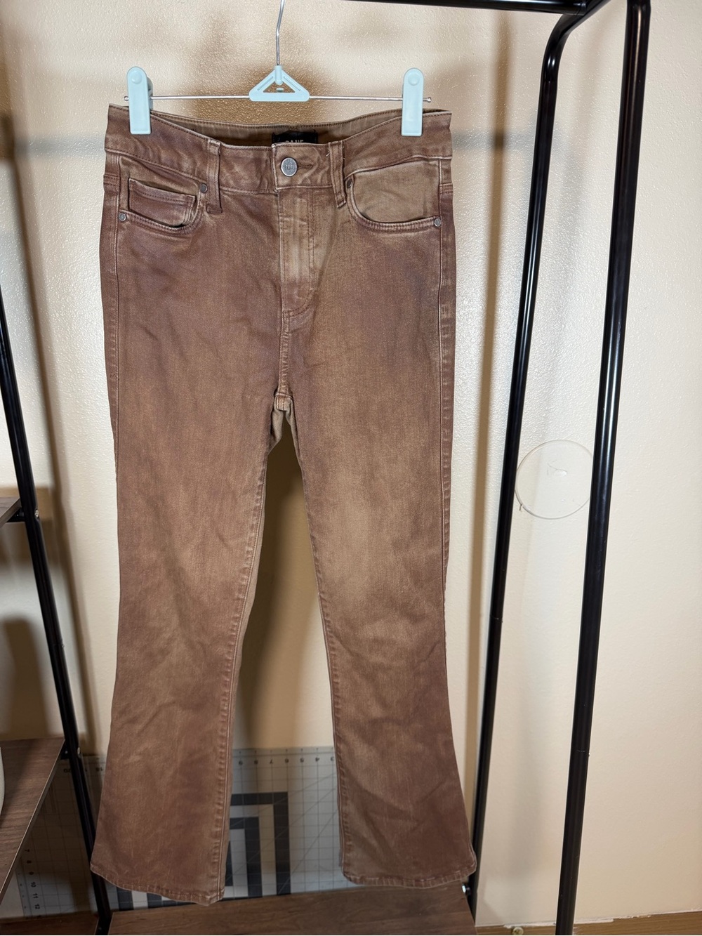 PAIGE claudine size 26 brown